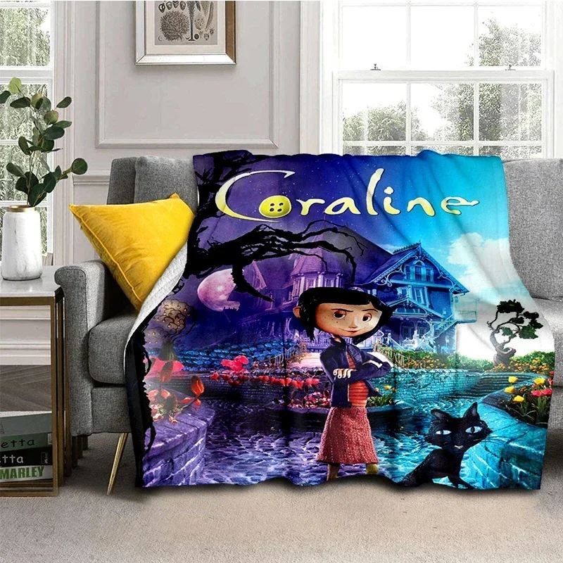 Home Textiles Super Soft - Coraline Movie Überwurfdecke, superweich, Kawaii, perfekt