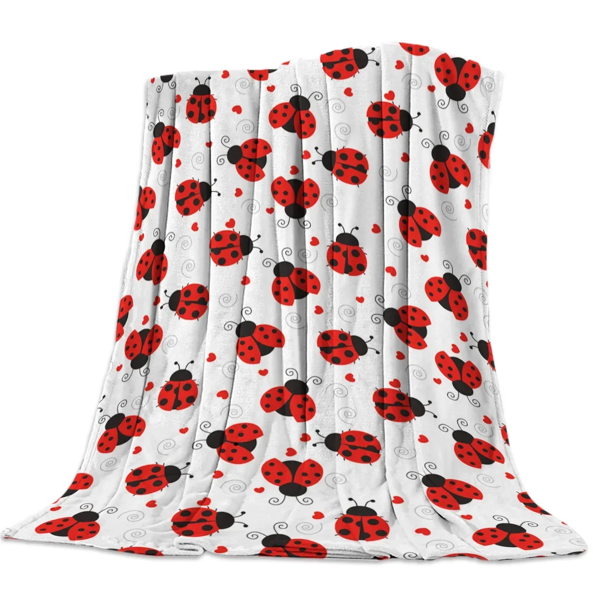 Home Textiles Super Soft - Fleece-Überwurfdecke – leichte, superweiche, gemütliche, rote
