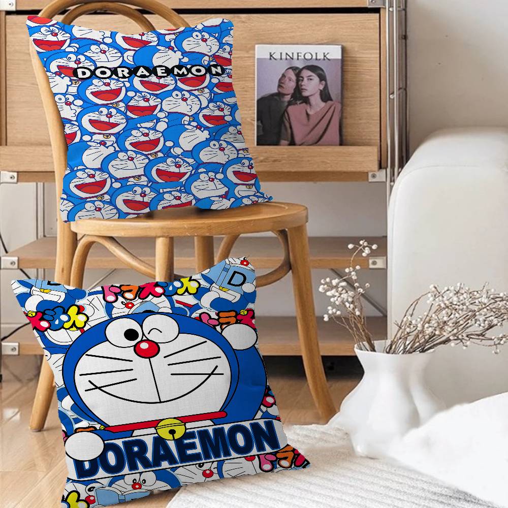Home Textiles Super Soft - Cartoon D-Doraemons Kissenbezüge für Zuhause, Bettwäsche,