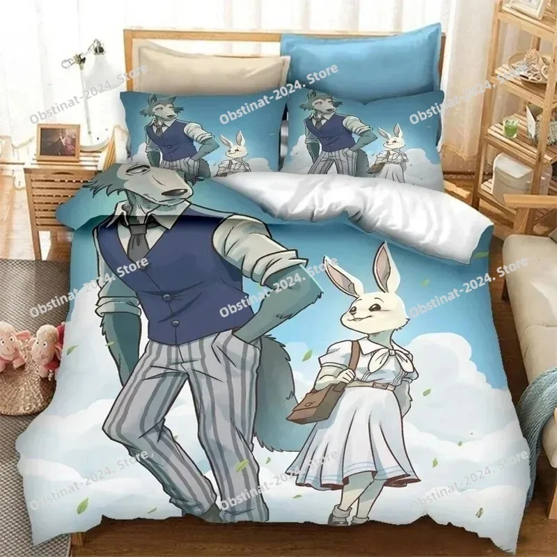 Home Textiles Super Soft - Anime BEASTARS Bettwäsche Set Druck Bett