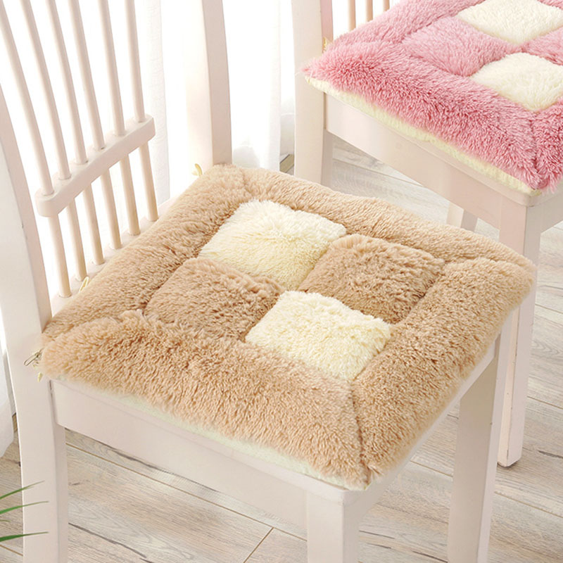 Home Textiles Super Soft - Neues Verdicktes Kariertes Zweifarbiges Kissen Nordisches