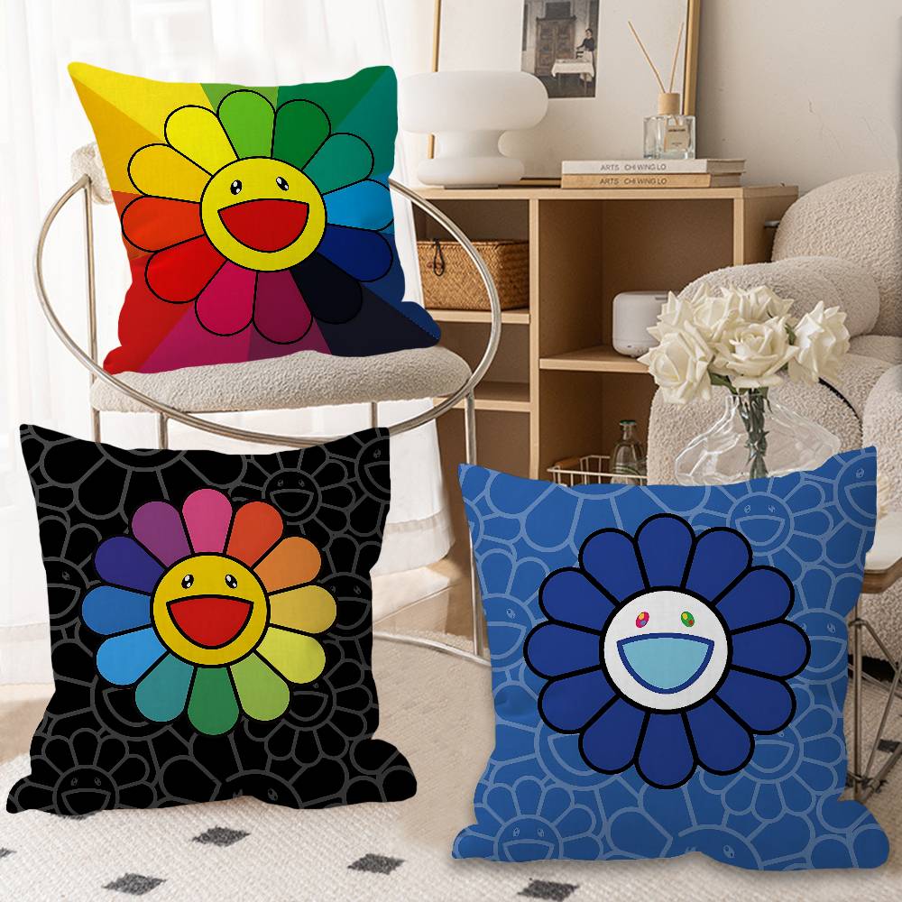 Home Art Textiles - Modischer M-Murakamis T-Takashi Art Kissenbezug, Design-Kissenbezug,