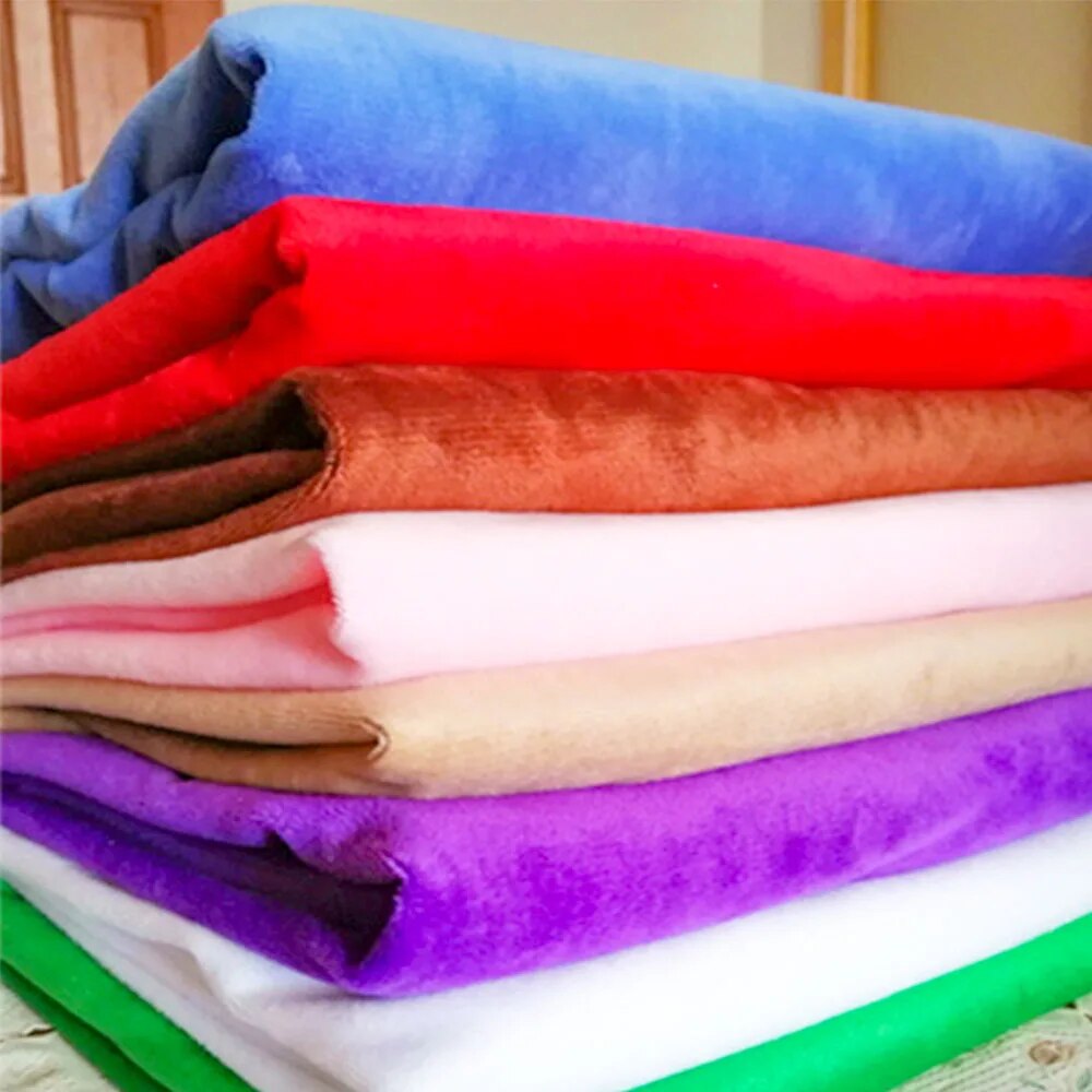 Home Textiles Super Soft - Minky Stoff Super Weiche Plüsch Samt