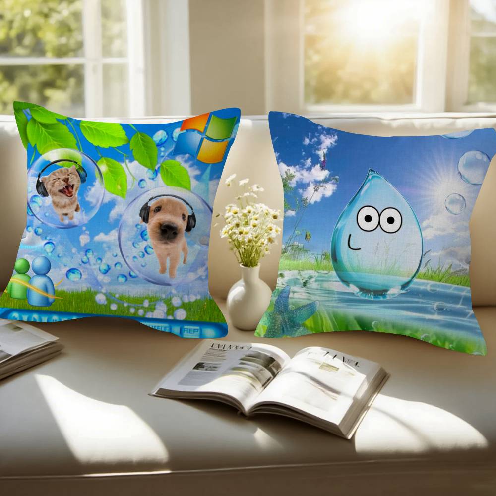 Frutiger Aero Art Kissenbezug, – Home Art Textiles Bewertung und Preis