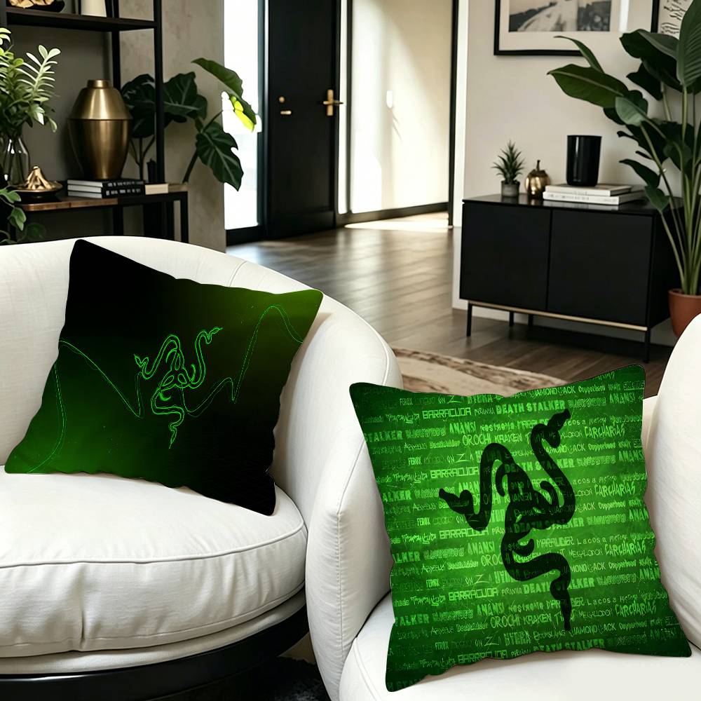 R-RAZER Logo-Kissenbezüge, Hei – Home Textiles Super Soft Bewertung und Preis