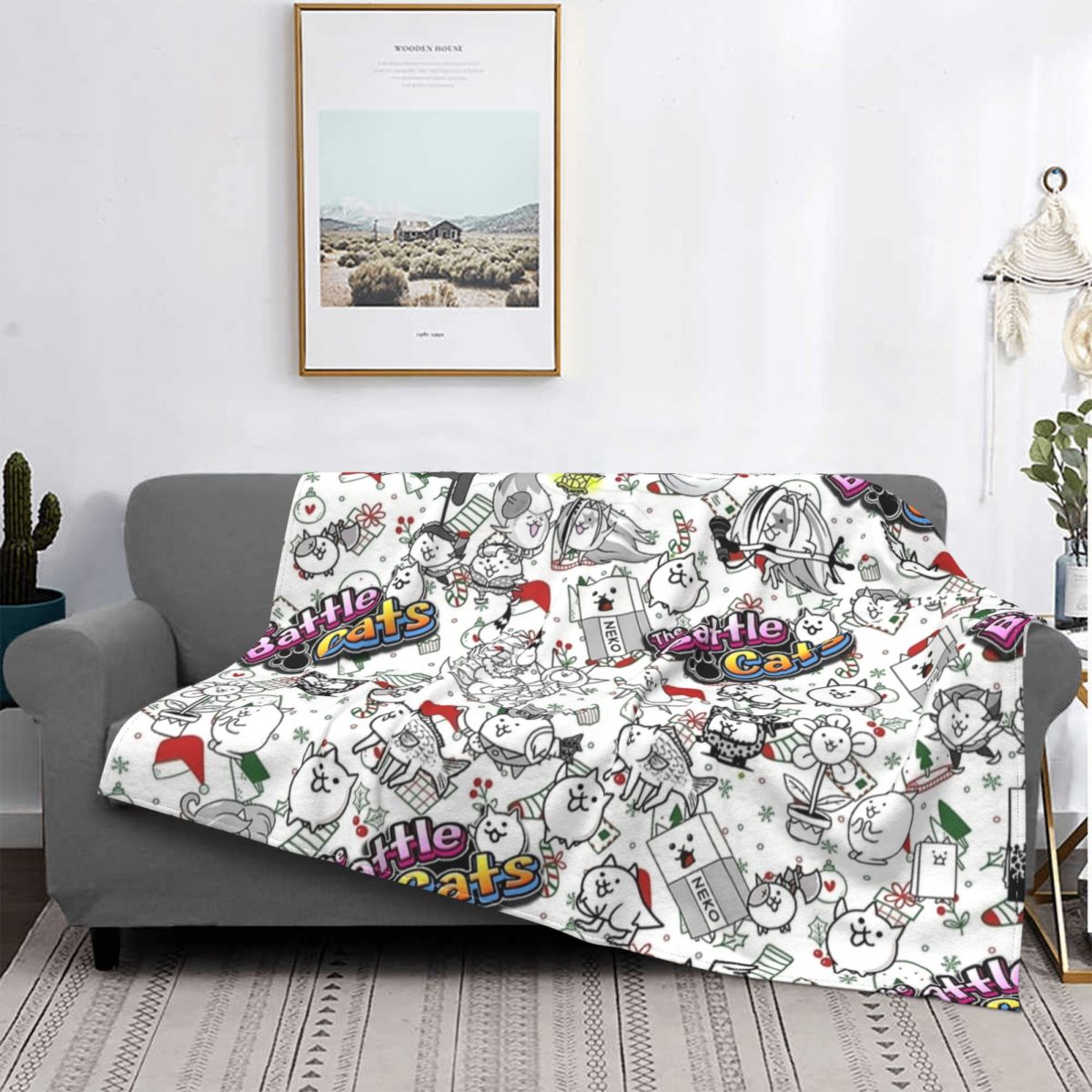 Battle Cats Spieldecken, Fleec – Home Textiles Super Soft Bewertung und Preis