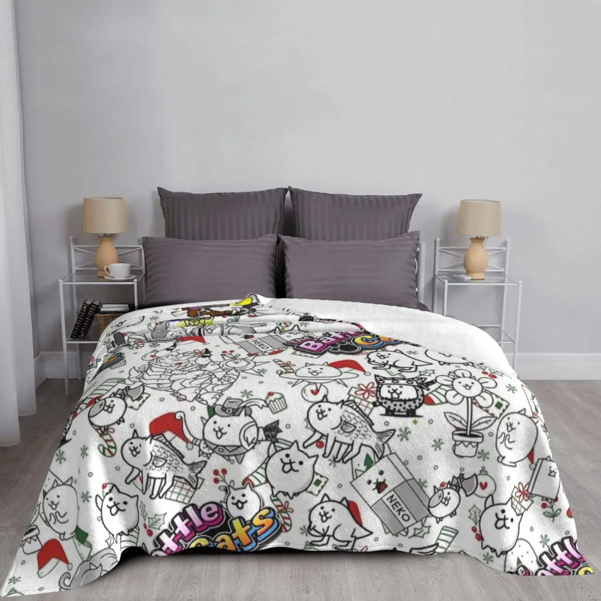 Battle Cats Spieldecken, Fleec – Home Textiles Super Soft Bewertung und Preis