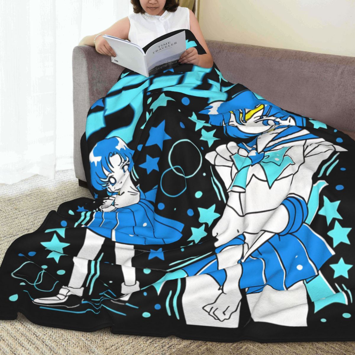 Sailors Moons Ami Mizuno Fleec – Home Textiles Blanket Bewertung und Preis