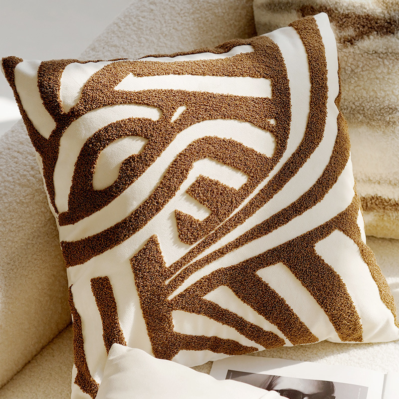 45x45CM Braun Vintage Nordic W – Luxury Home Textiles Usa Bewertung und Preis