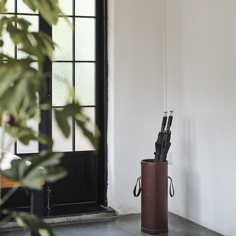 Leder-Schirmständer, Aufbewahr – Home Textiles France Bewertung und Preis