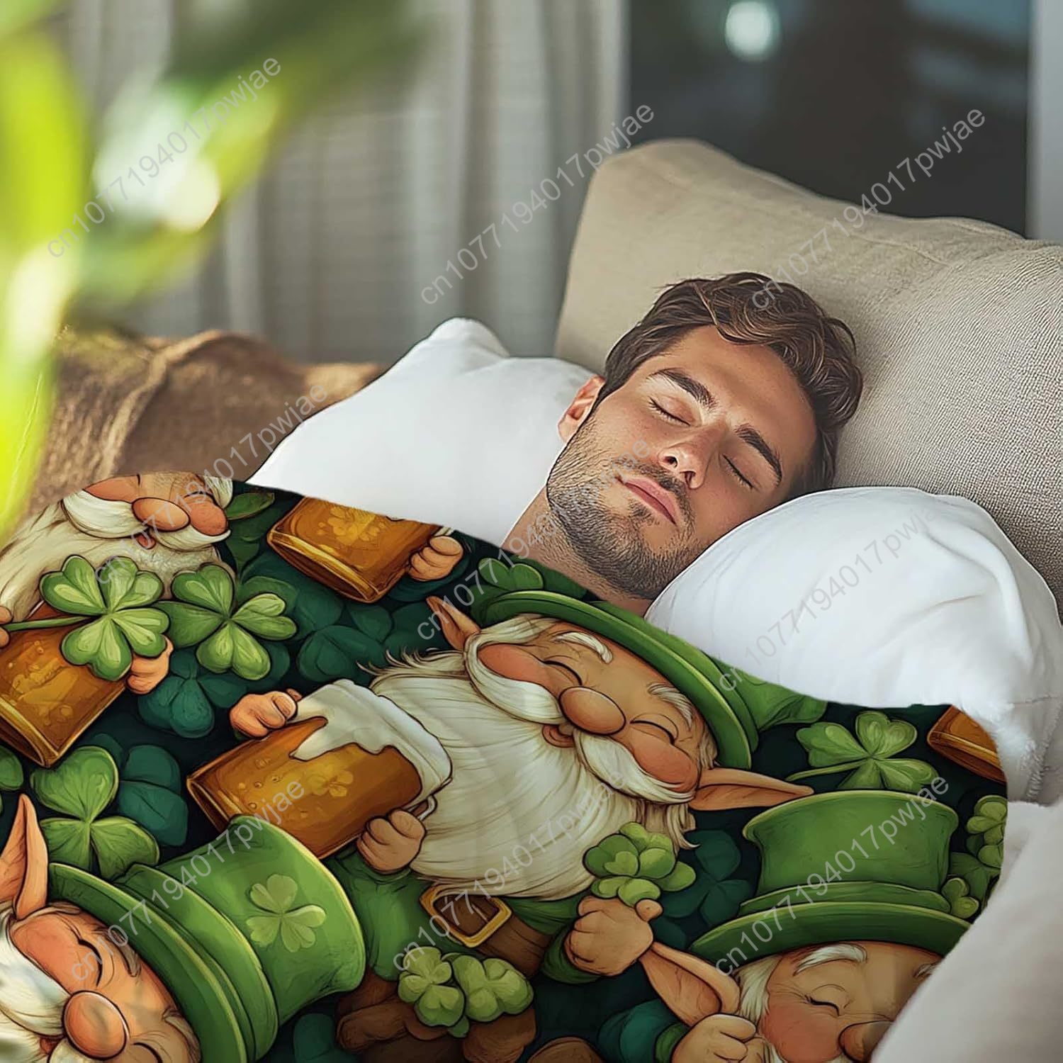 St. Patrick's Day Gnome Überwu – Home Textiles Blanket Bewertung und Preis