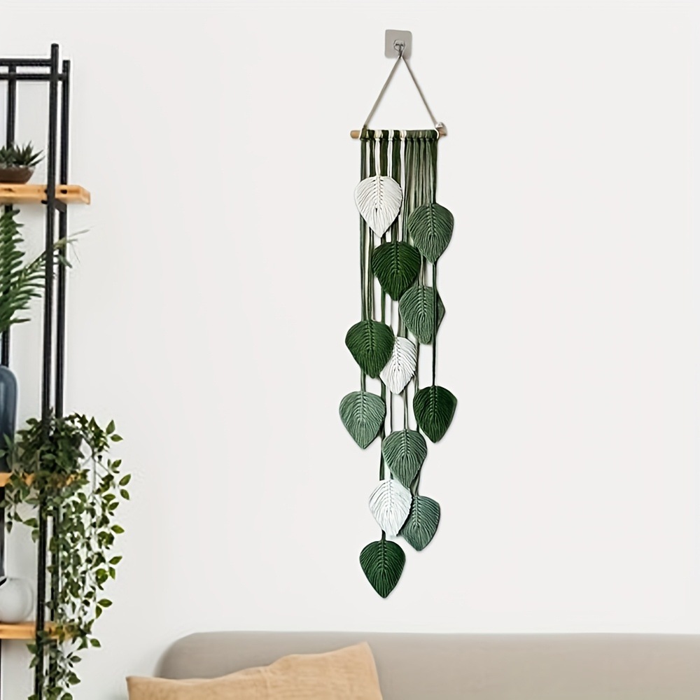 Handgewebter Blatt-Wandbehang  – Home Art Textiles Bewertung und Preis