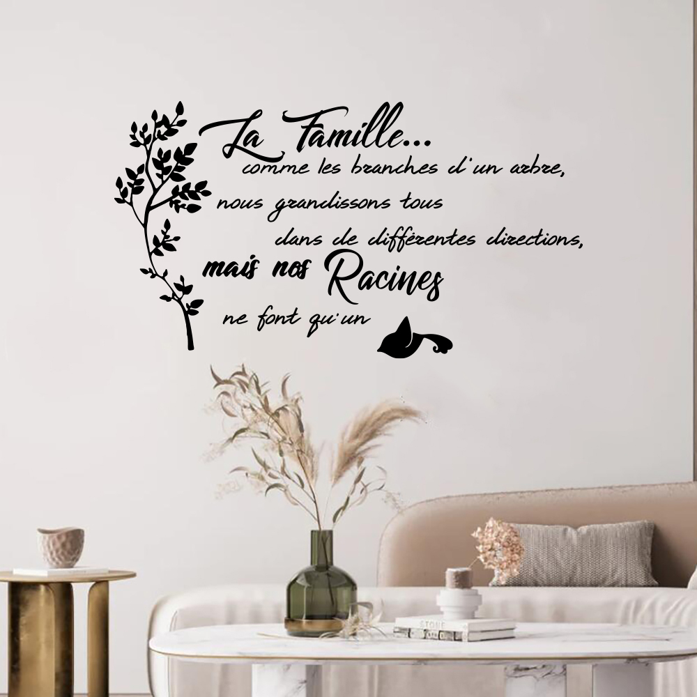 Französisches Familienzitat Ba – Home Textiles France Bewertung und Preis