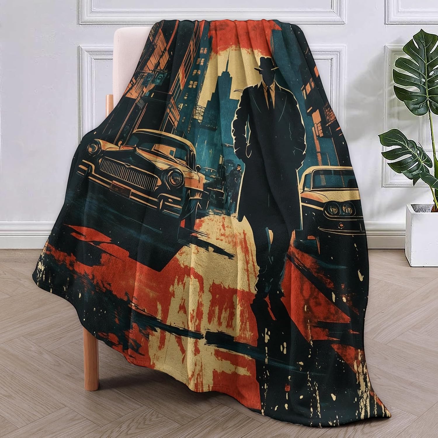 Noir Detective-Decke, Geschenk – Home Textiles Blanket Bewertung und Preis