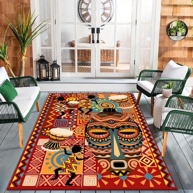 Afrikanischer Kunstteppich für – Home Art Textiles Bewertung und Preis