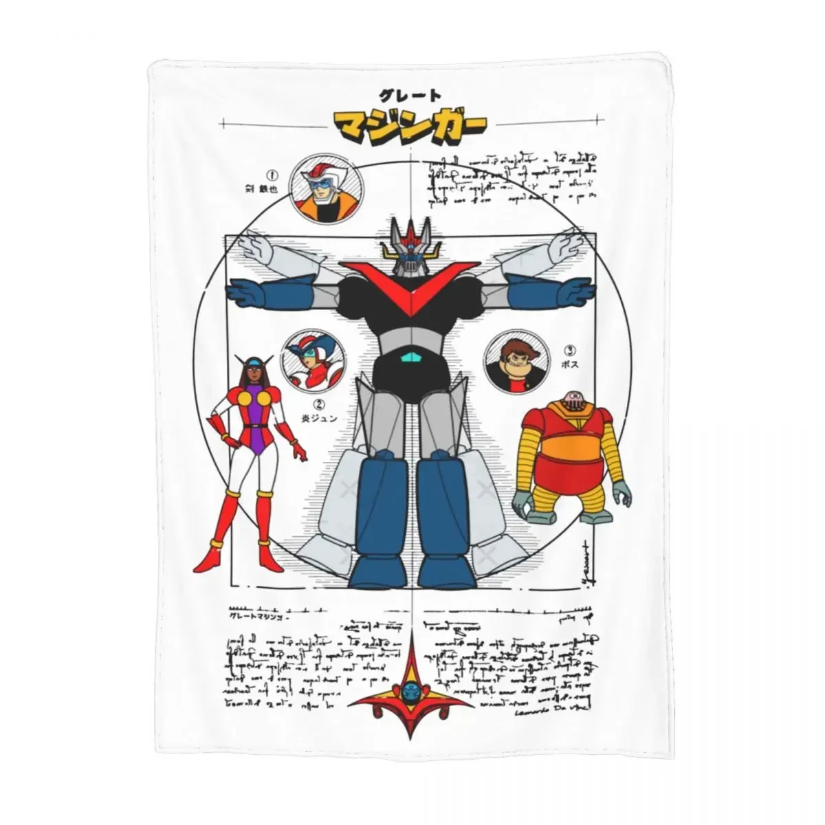 Mazinger Z Robot Tranzor Z Mer – Home Textiles Super Soft Bewertung und Preis